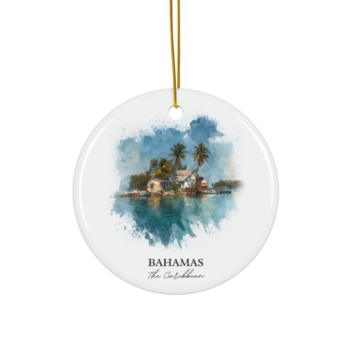 Bahamas Ornament: Unique Bahamas Souvenir, Bahamas Xmas Decor, and Authentic Bahamas Gift