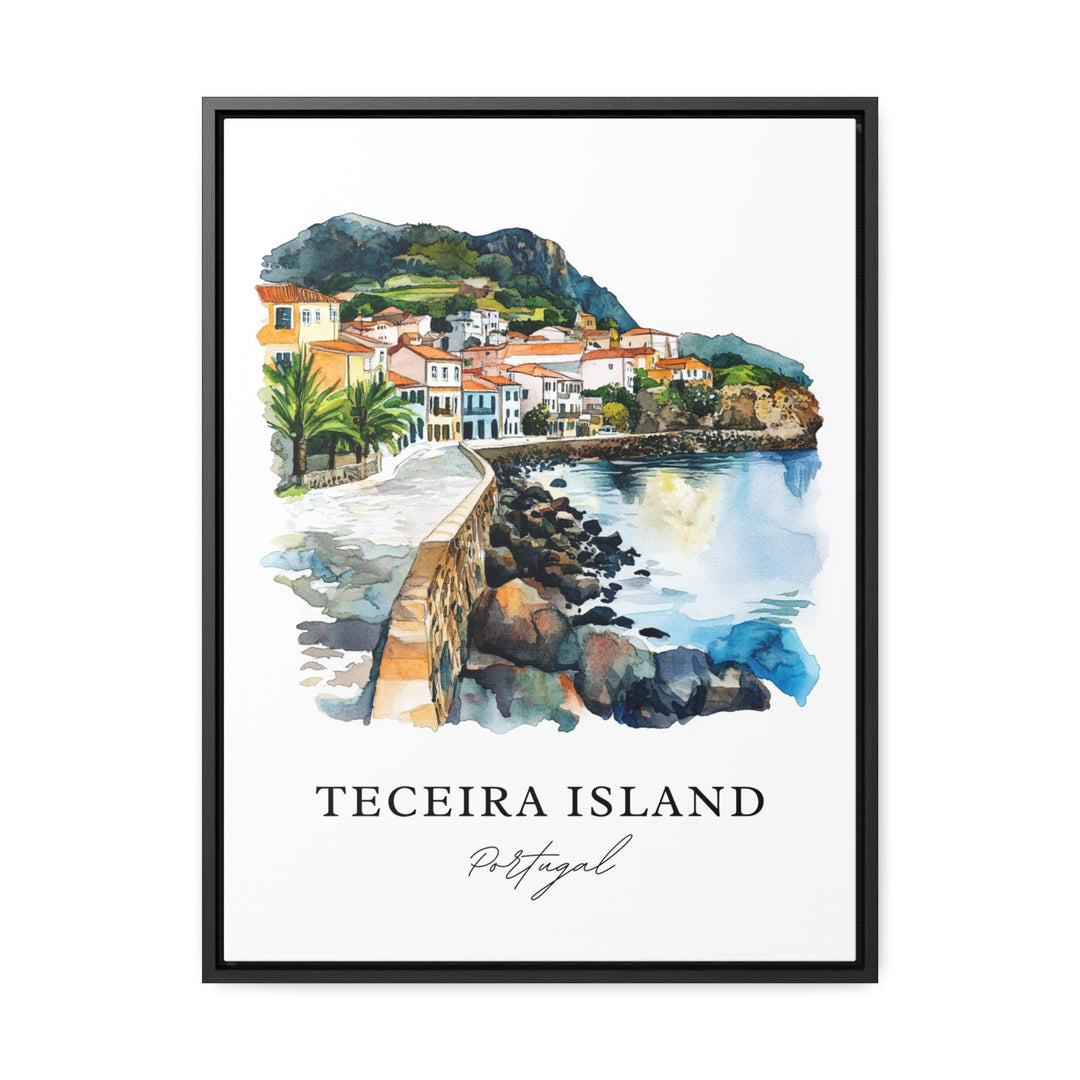 Teceira Island, Portugal – Watercolor Art Print
