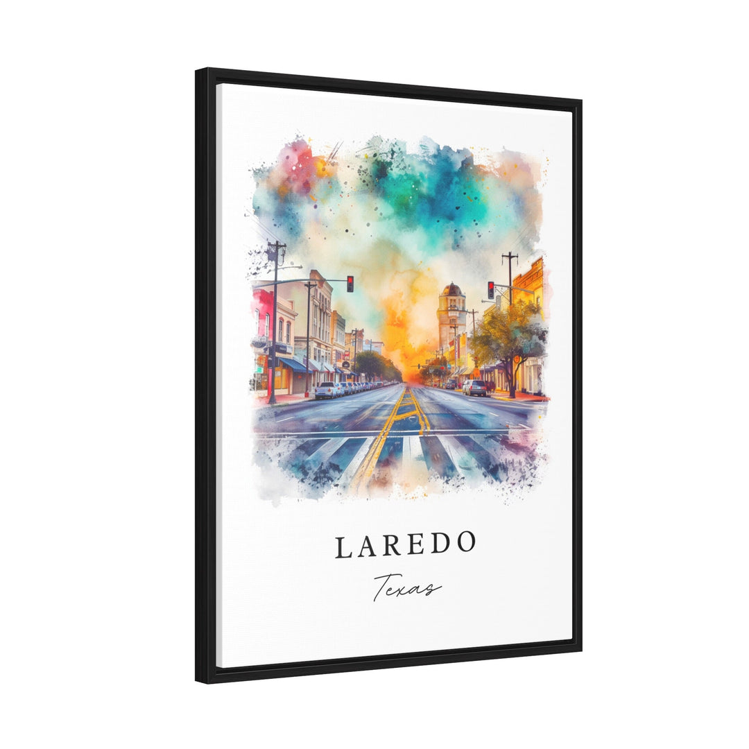 Laredo Texas wall art - Texas, Laredo print, Laredo Wedding gift, Laredo TX Birthday present, Custom Text, Perfect Gift