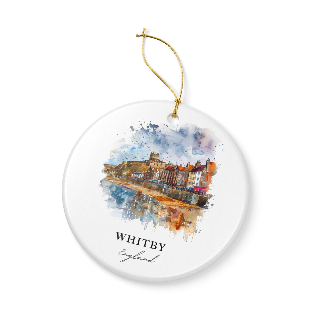 Whitby England Ornament: Unique Whitby Souvenir, Whitby England Xmas Decor, and Authentic Whitby England Gift