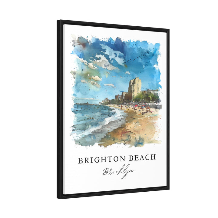 Brighton Beach Wall Art - Brooklyn NY Print