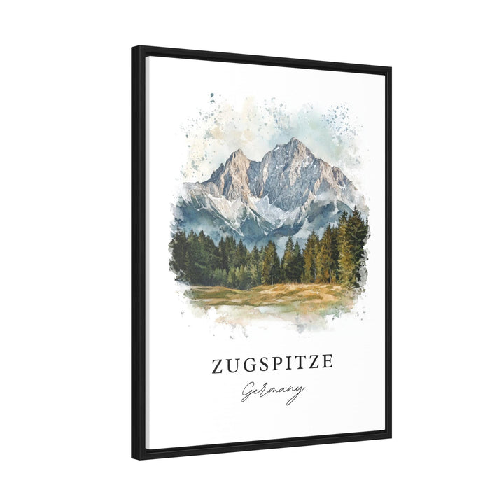 Zugspitze Wall Art, Zugspitze Print, Zugspitze Germany Watercolor, Wetterstein Mountains Gift, Germany Travel Print, Housewarming Gift