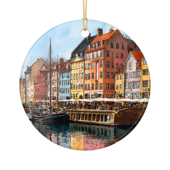 Copenhagen Ornament: Unique Copenhagen Souvenir, Copenhagen Xmas Decor, and Authentic Copenhagen Denmark Gift