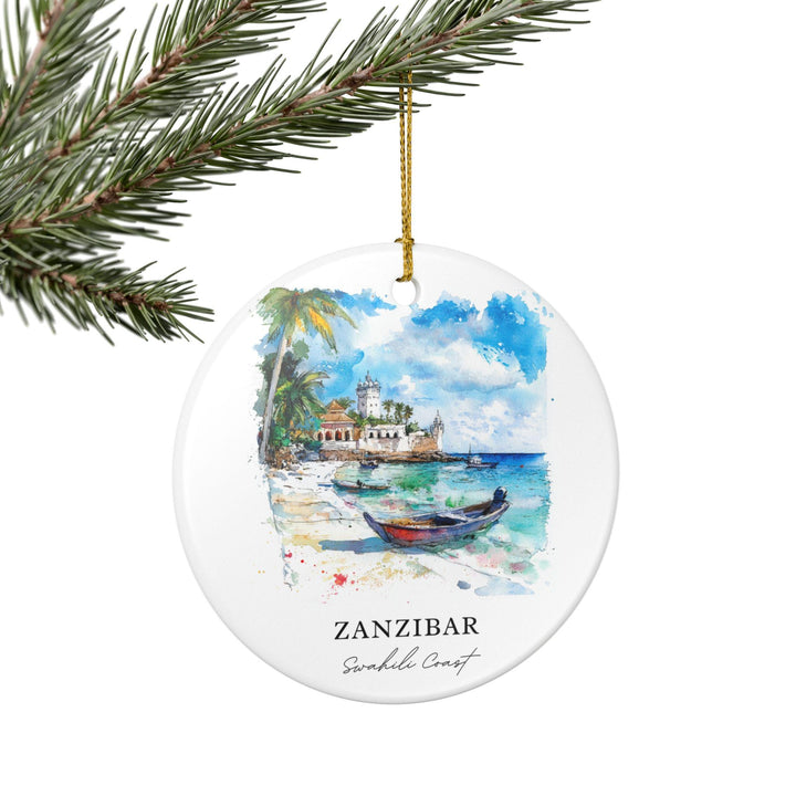 Zanzibar Ornament: Unique Zanzibar Souvenir, Swahili Coast Xmas Decor, and Authentic Zanzibar City Gift