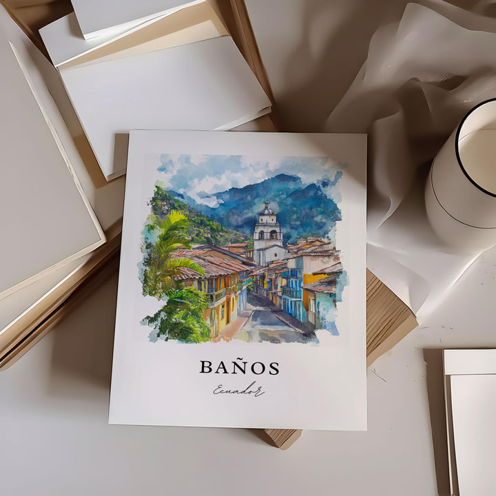 Banos Wall Art - Ecuador Wall Art