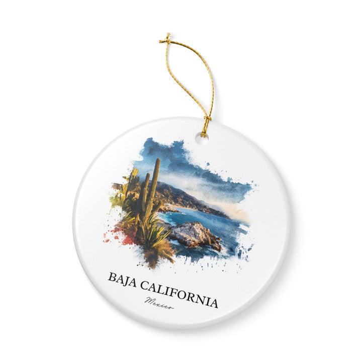 Baja California Ornament: Unique Baja California Souvenir, Mexico Xmas Decor, and Authentic Cabo San Lucas Gift