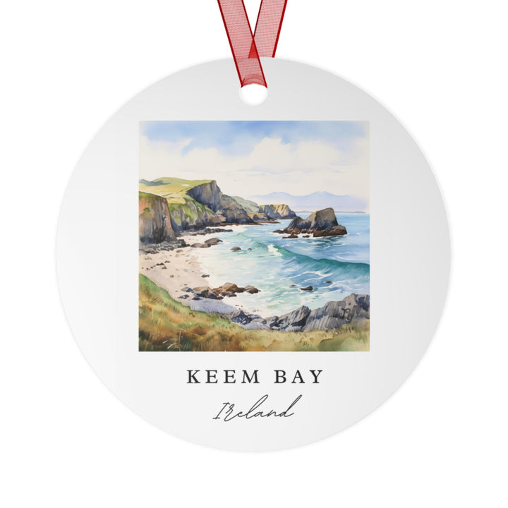 Keem Bay Ireland Ornament: Unique Keem Bay Souvenir, Keem Bay Xmas Decor, and Authentic Keem Bay Gift