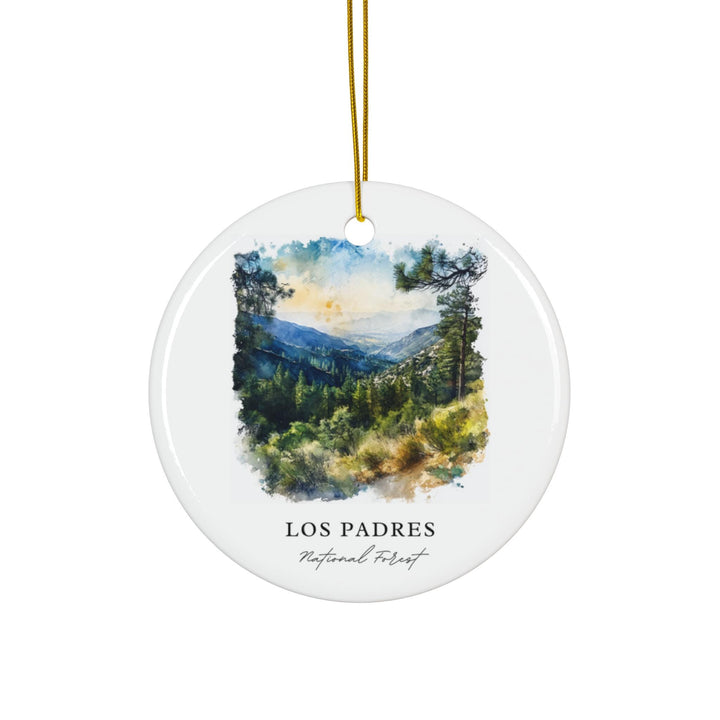 Los Padres Forest Ornament: Unique Los Padres Souvenir, Los Padres California Xmas Decor, and Authentic Solvang Christmas Gift