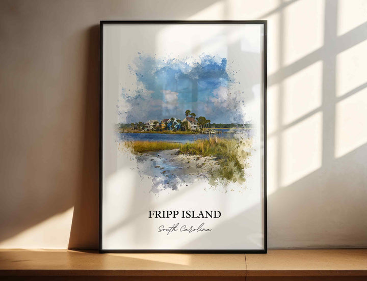 Fripp Island, South Carolina – Watercolor Art Print