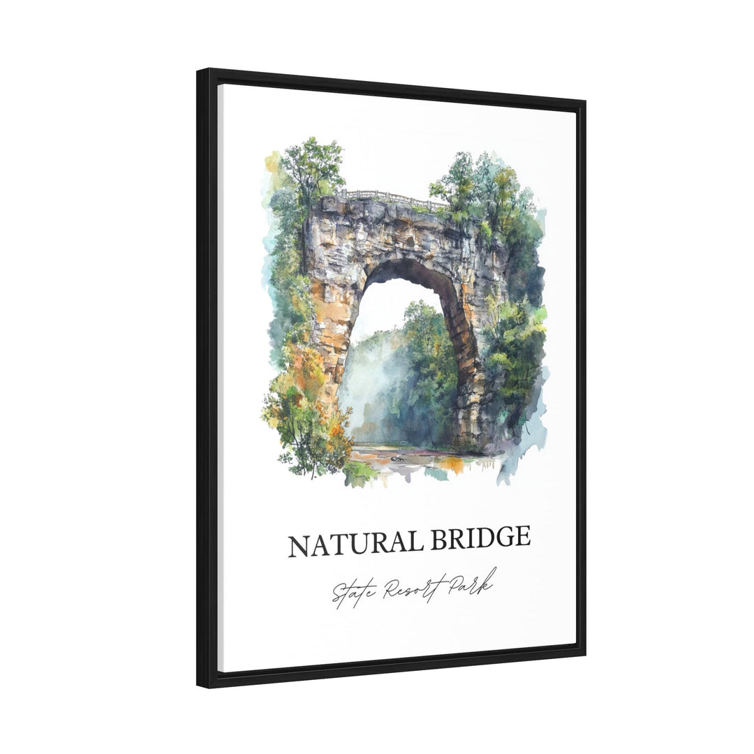 Natural Bridge State Resort Park, Kentucky – Watercolor Art Print