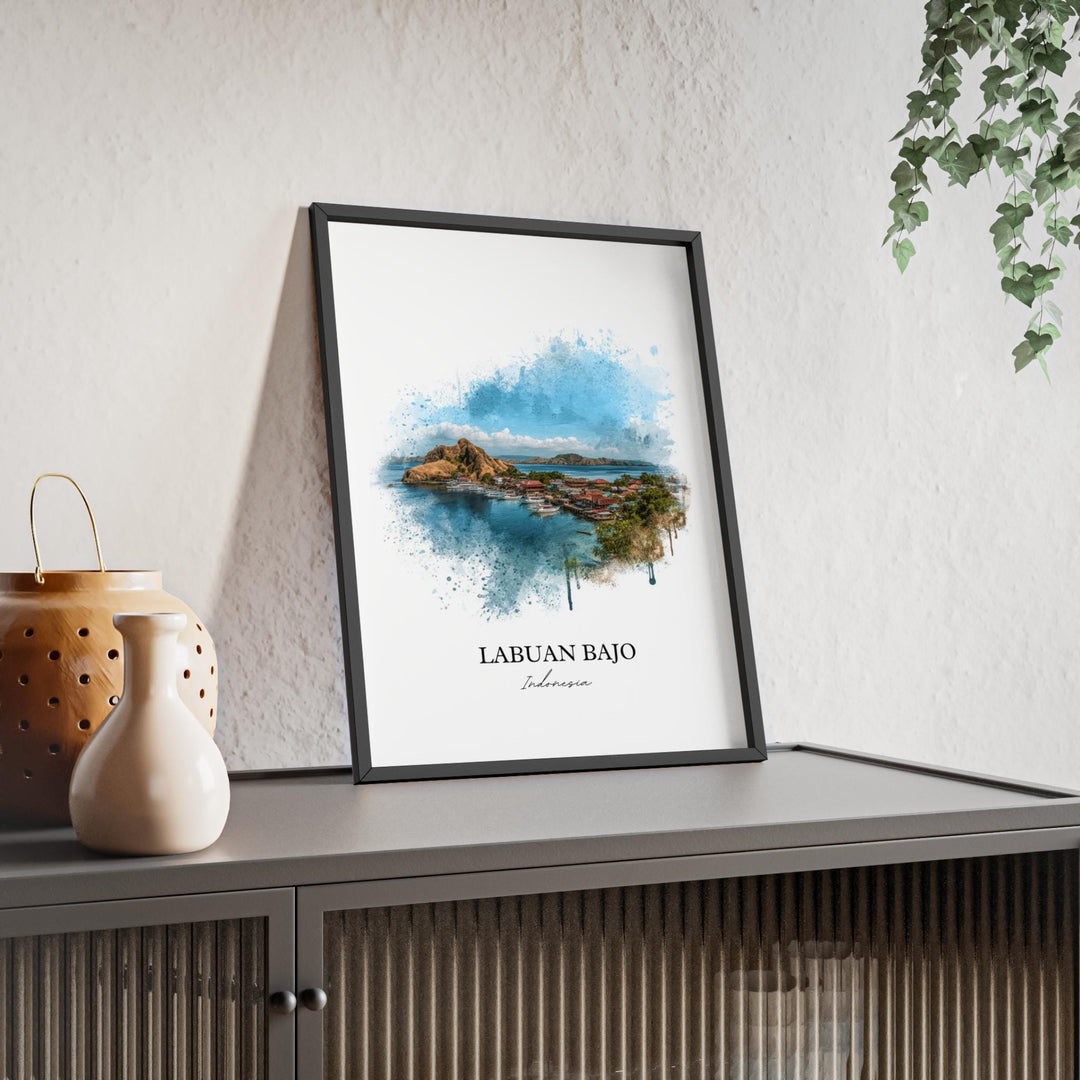 Labuan Bajo, Indonesia – Watercolor Art Print