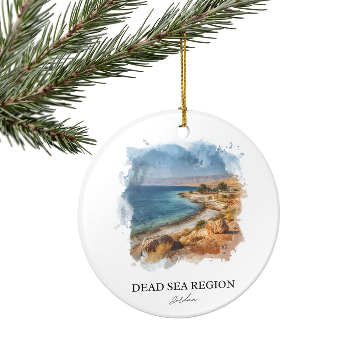 Dead Sea, Jordan Ornament: Unique Dead Sea Jordan Souvenir, Jordan Xmas Decor, and Authentic Jordan Gift