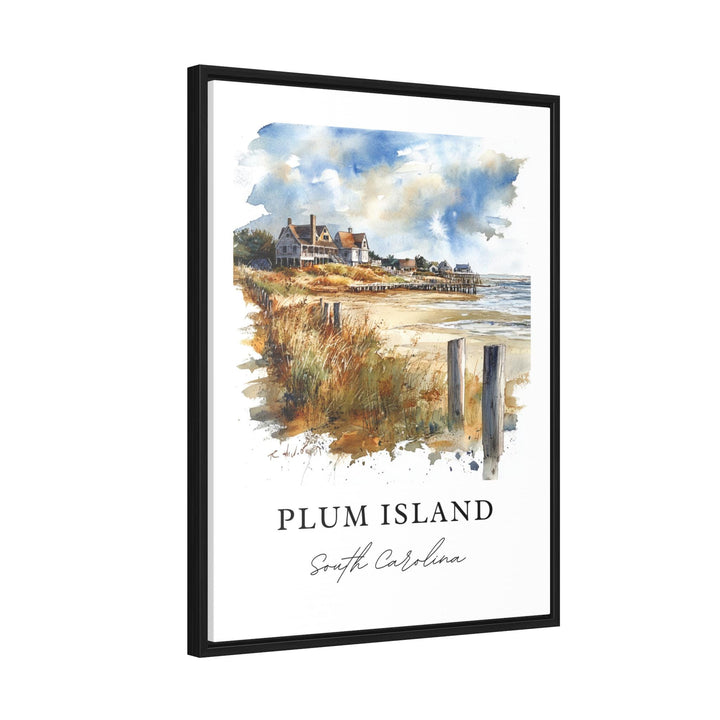 Plum Island SC Wall Art, Plum Island Print, Plum Island SC Watercolor Art, Charleston Gift,