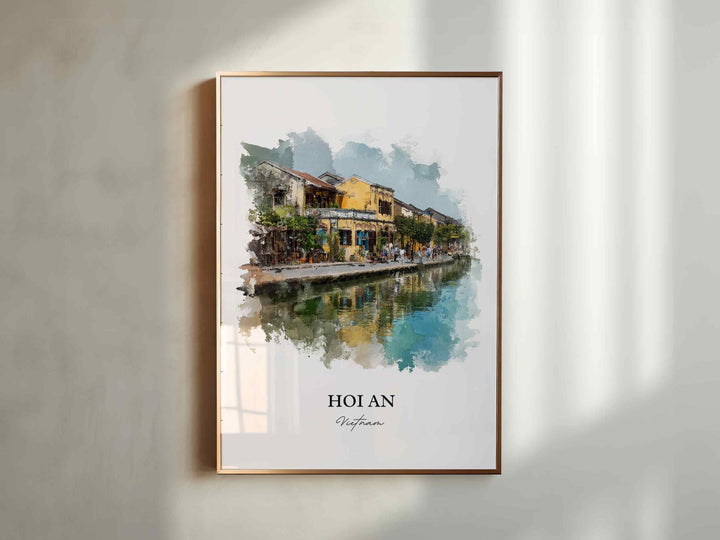 Hoi An, Vietnam – Watercolor Art Print