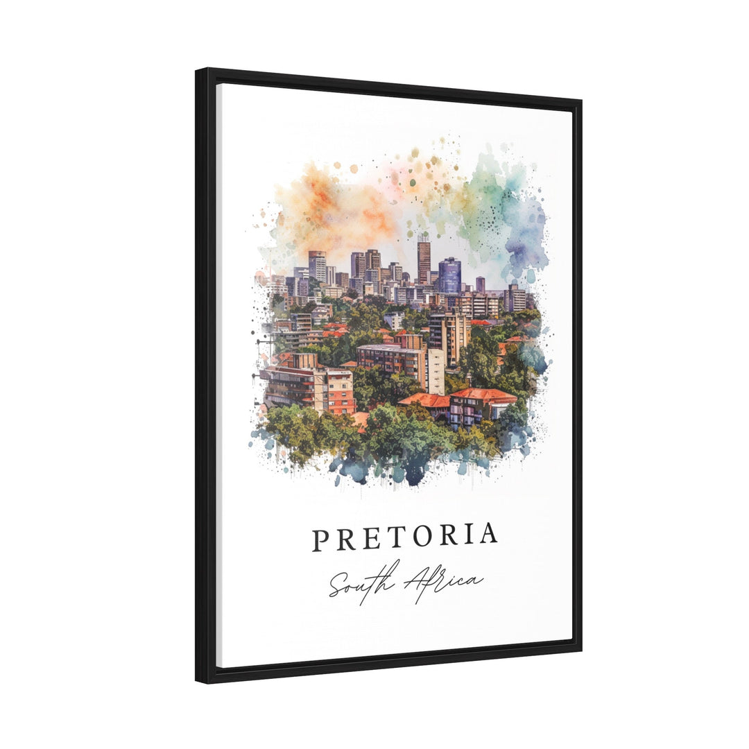 Pretoria South Africa wall art - Cape Town South Africa, Pretoria print, Pretoria Wedding gift, Birthday present, Custom Text, Perfect Gift