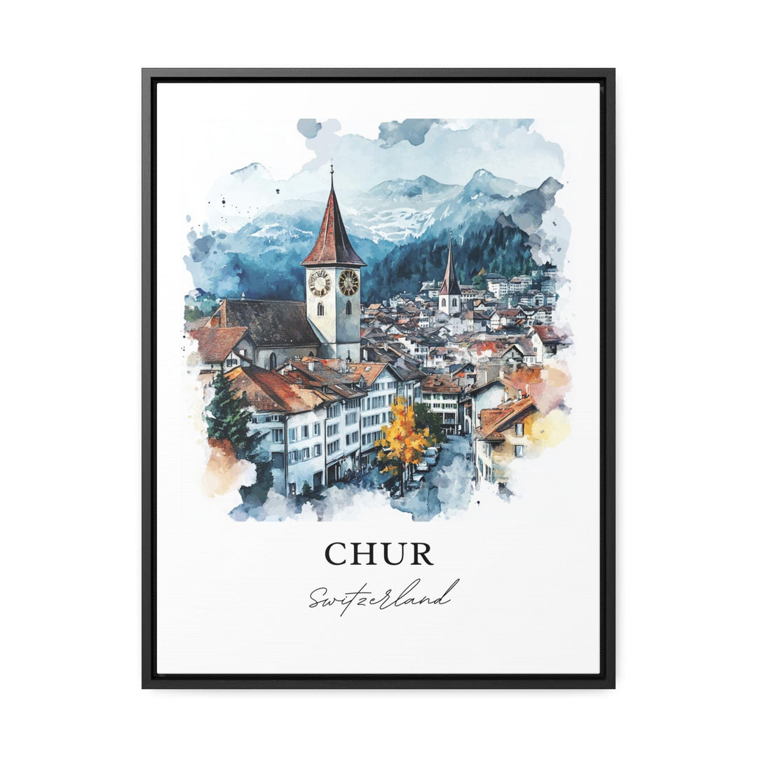 Chur Wall Art - Switzerland Print