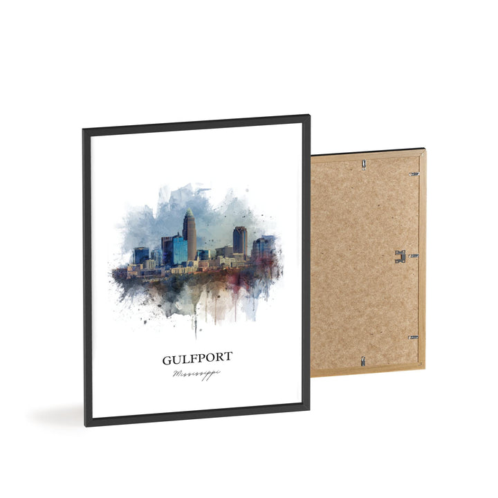 Gulfport, Mississippi – Watercolor Art Print