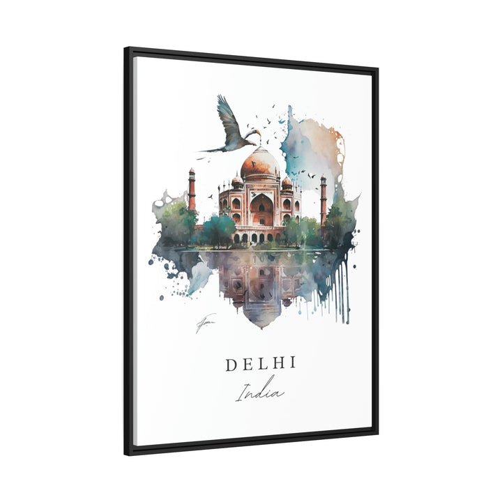 Delhi India wall art - India, Delhi poster, Delhi Wedding gift, Delhi Birthday present, Custom Text, Personalised Gift