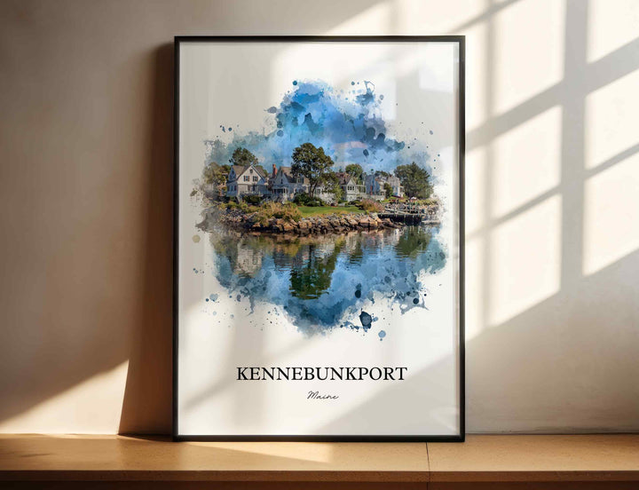 Kennebunkport, Maine – Watercolor Art Print