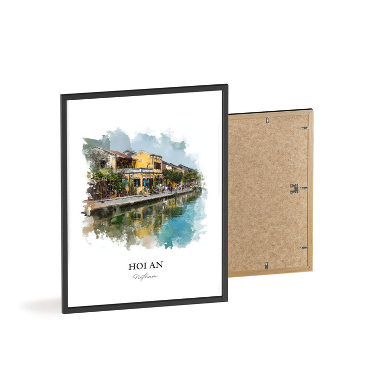 Hoi An, Vietnam – Watercolor Art Print