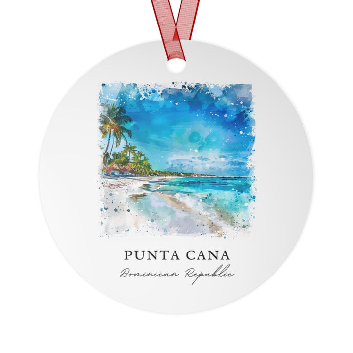 Punta Cana Ornament: Unique Punta Cana Souvenir, Punta Cana DR Xmas Decor, and Authentic Dominican Republic Gift