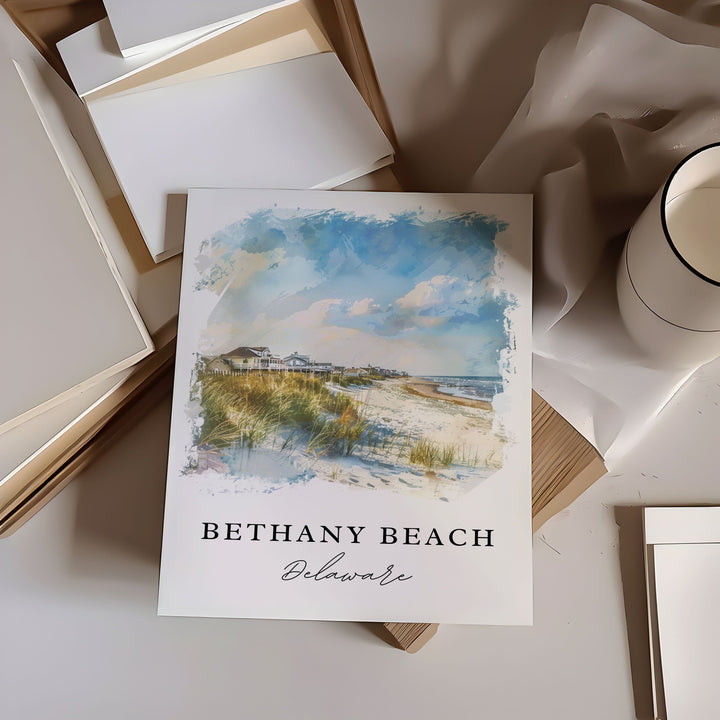 Bethany Beach Wall Art - Delaware Print