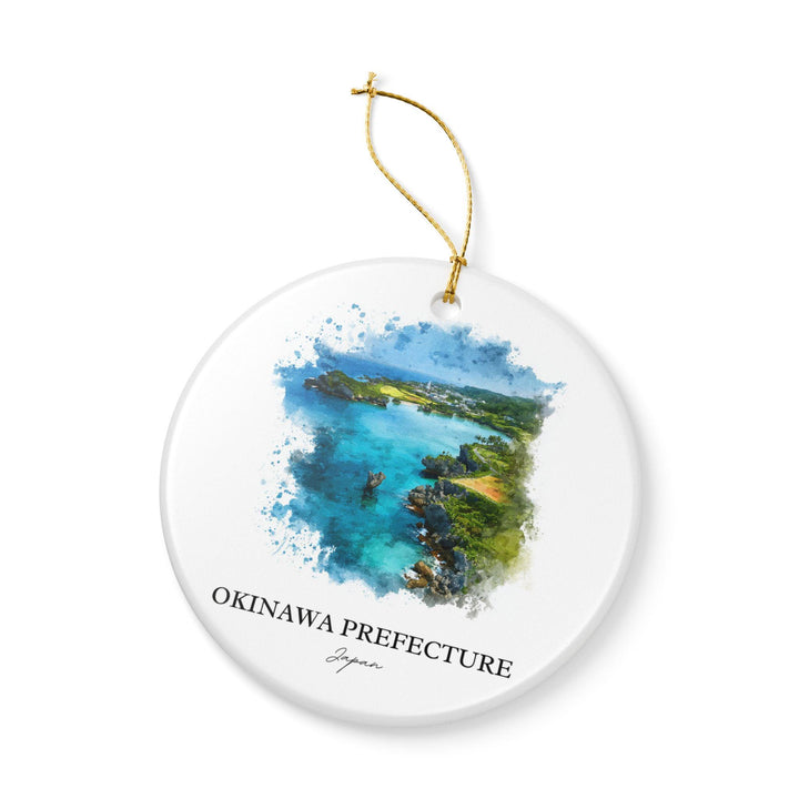 Okinawa Japan Ornament: Unique Okinawa Souvenir, Okinawa Japan Xmas Decor, and Authentic Okinawa Japan Gift