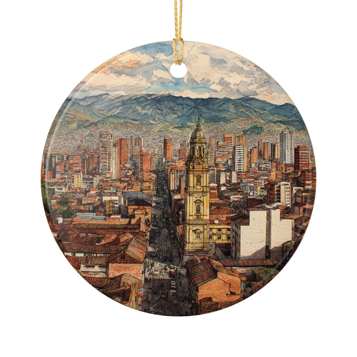 Bogota Colombia Ornament: Unique Bogota Souvenir, Bogota Xmas Decor, and Authentic Bogota Colombia Gift