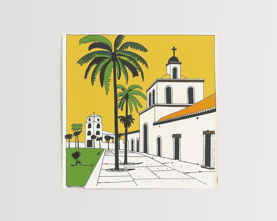 Modern Ponce Art, Ponce PR Print, Unique Puerto Rico Art, Ponce Puerto Rico Gift, Travel Poster, Housewarming Gift