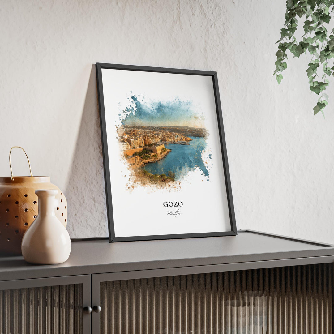 Gozo, Malta – Watercolor Art Print