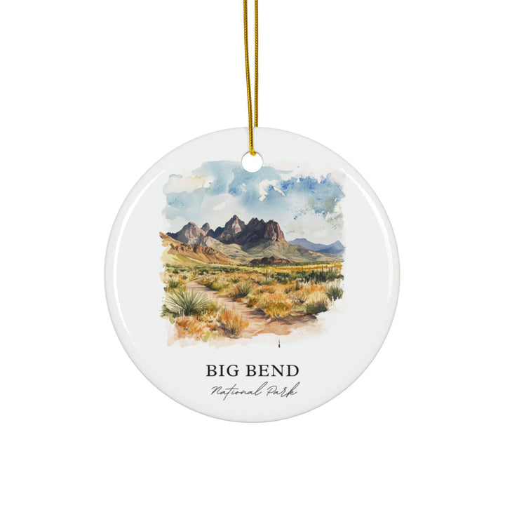 Big Bend National Park Ornament: Unique Big Bend Souvenir, Texas Xmas Decor, and Authentic Brewster County Gift