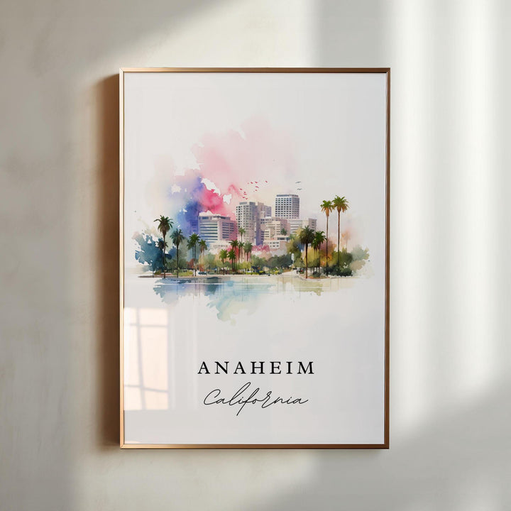 Anaheim CA Wall Art - California Print