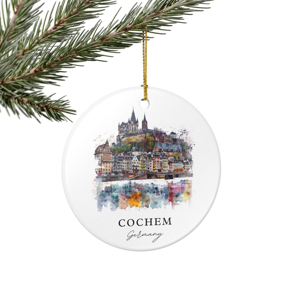 Cochem Germany Ornament: Unique Cochem Souvenir, Cochem Germany Xmas Decor, and Authentic Germany Gift