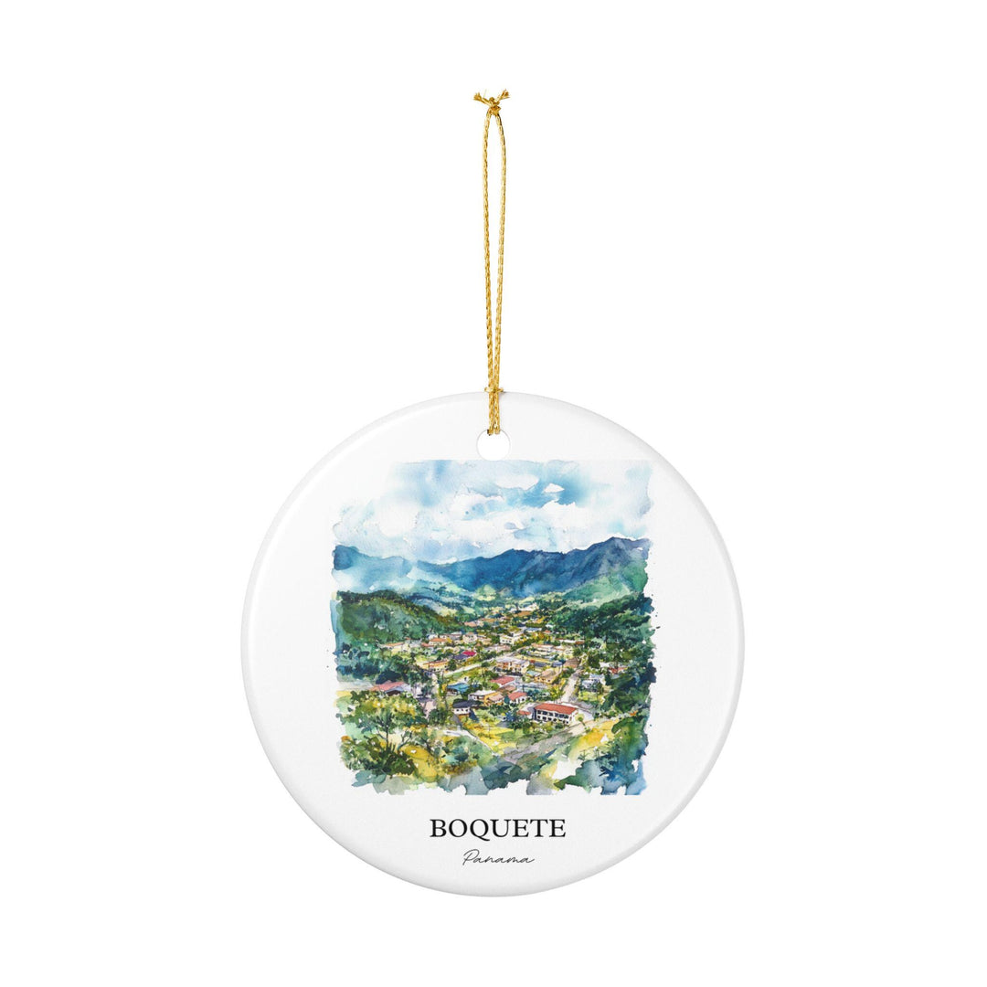 Boquete Panama Ornament: Unique Boquete Souvenir, Boquete Xmas Decor, and Authentic Boquete Panama Gift