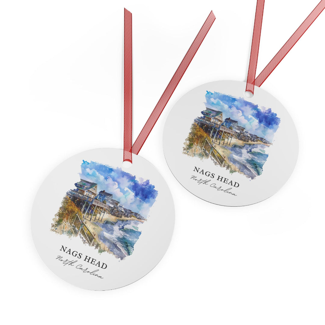Nags Head NC Ornament: Unique Nags Head Souvenir, Nags Head Xmas Decor, and Authentic Nags Head Gift
