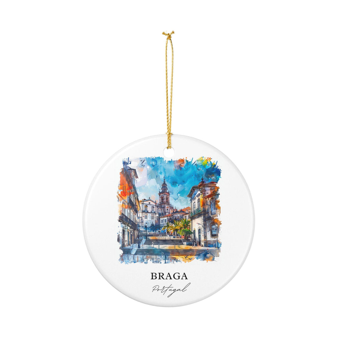 Braga, Portugal Ornament: Unique Braga Souvenir, Braga Portugal Xmas Decor, and Authentic Portugal Gift