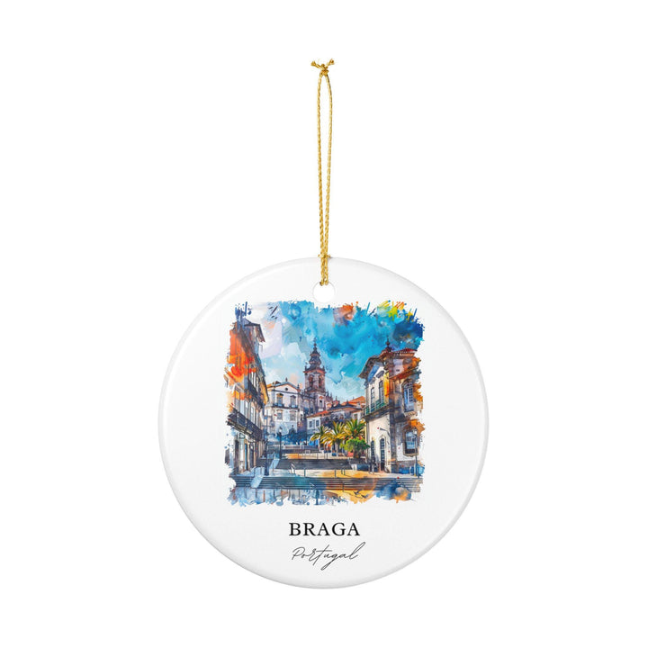 Braga, Portugal Ornament: Unique Braga Souvenir, Braga Portugal Xmas Decor, and Authentic Portugal Gift