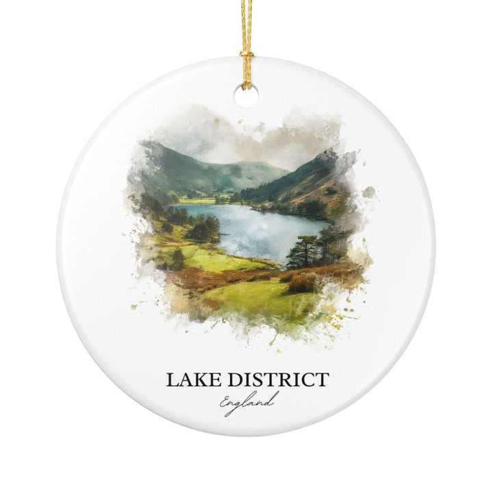 Lake District Ornament: Unique Lake District England Souvenir, Loch Lomond Xmas Decor, and Authentic Lake District UK Gift
