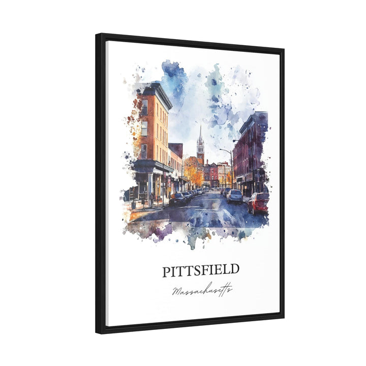Pittsfield MA Wall Art - Massachusetts Print