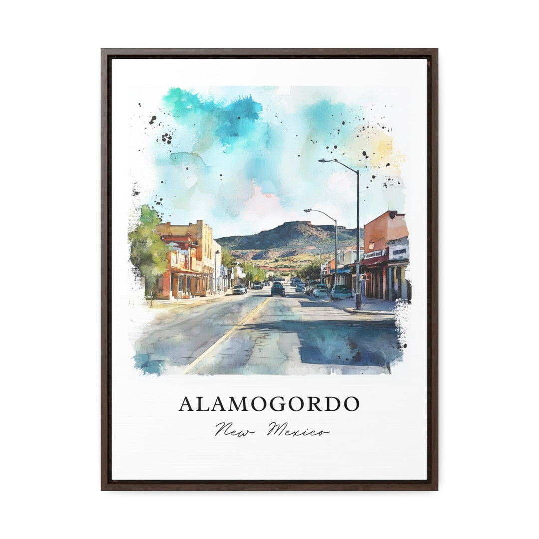 Alamogordo, USA – Watercolor Art Print
