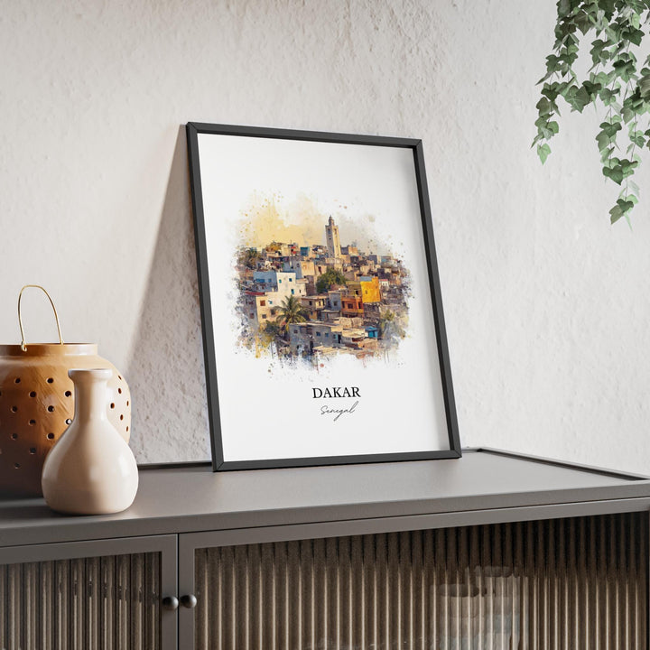 Dakar, Senegal – Watercolor Art Print