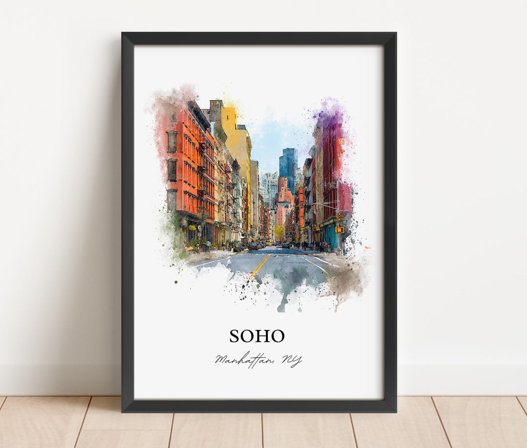Soho, New York – Watercolor Art Print