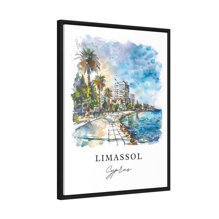 Limassol Wall Art, Cyprus Print, Limassol Wall Art, Limassol Gift, Limassol Travel Print, Travel Poster, Travel Gift, Housewarming Gift