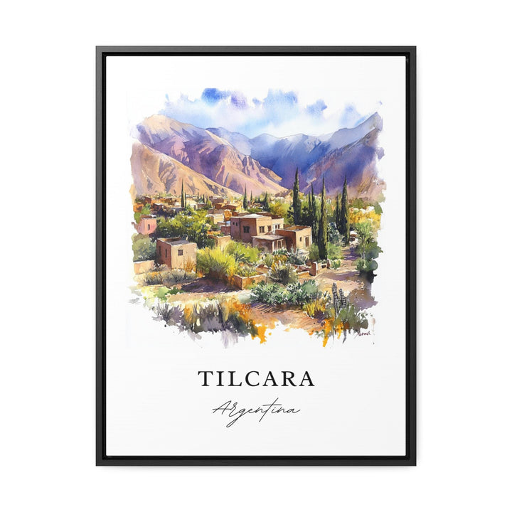 Tilcara Argentina Wall Art, Tilcara Print, Tilcara Watercolor Art, Tilcara Argentina Gift,