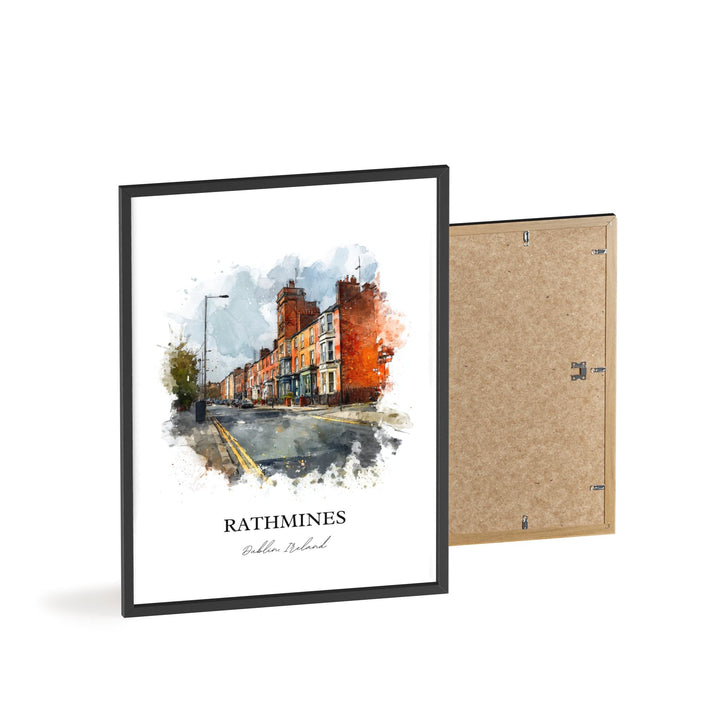 Rathmines, Ireland – Watercolor Art Print