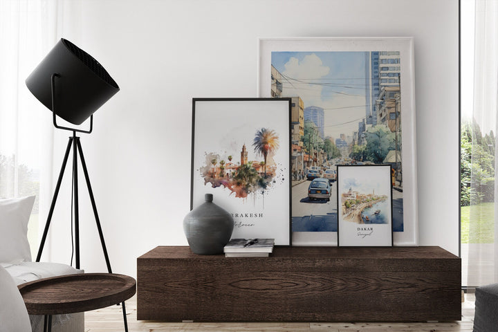 Cockburn Town wall art - Turks and Caicos, Cockburn Town poster, Wedding gift, Birthday present, Custom Text