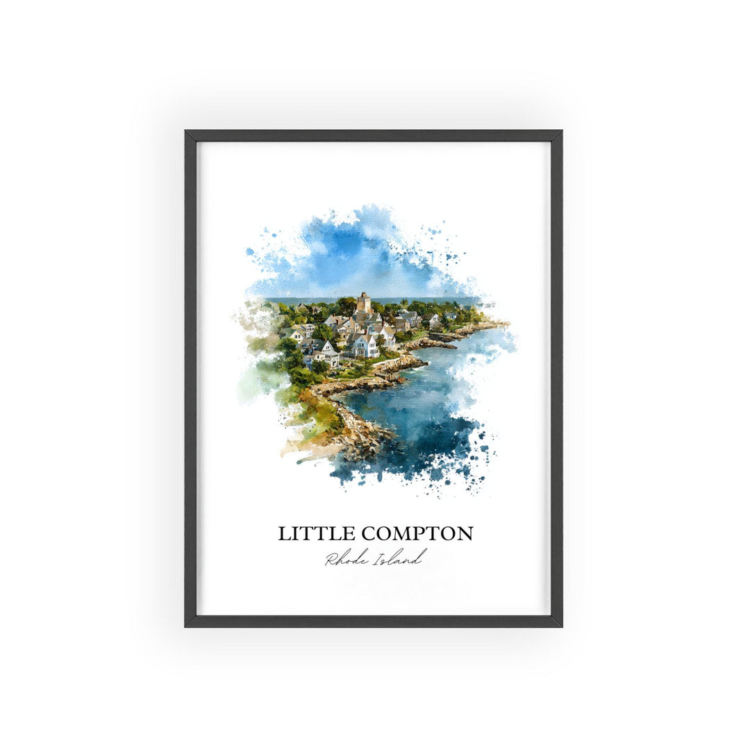 Little Compton, Rhode Island – Watercolor Art Print