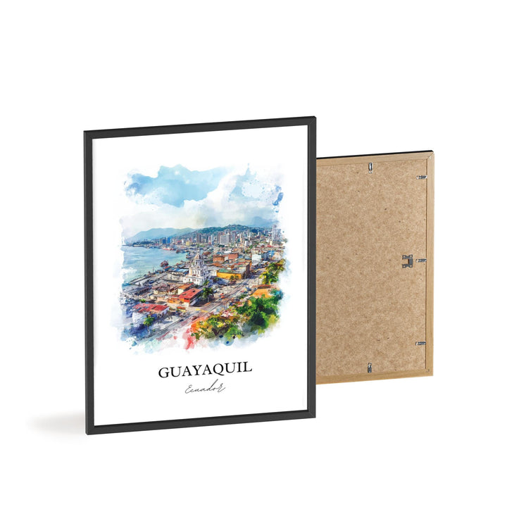 Guayaquil, Ecuador – Watercolor Art Print