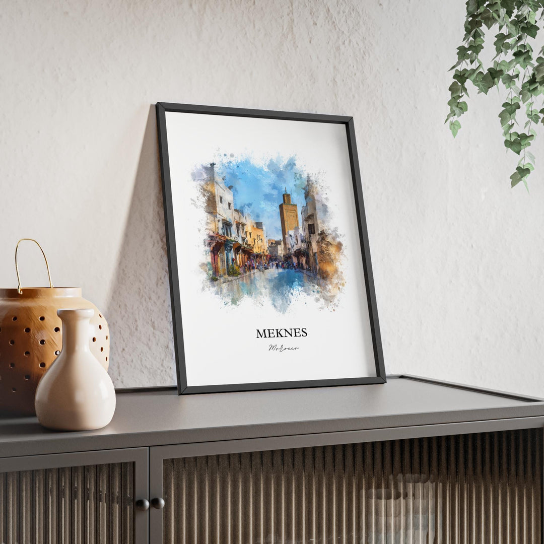 Meknes, Morocco – Watercolor Art Print