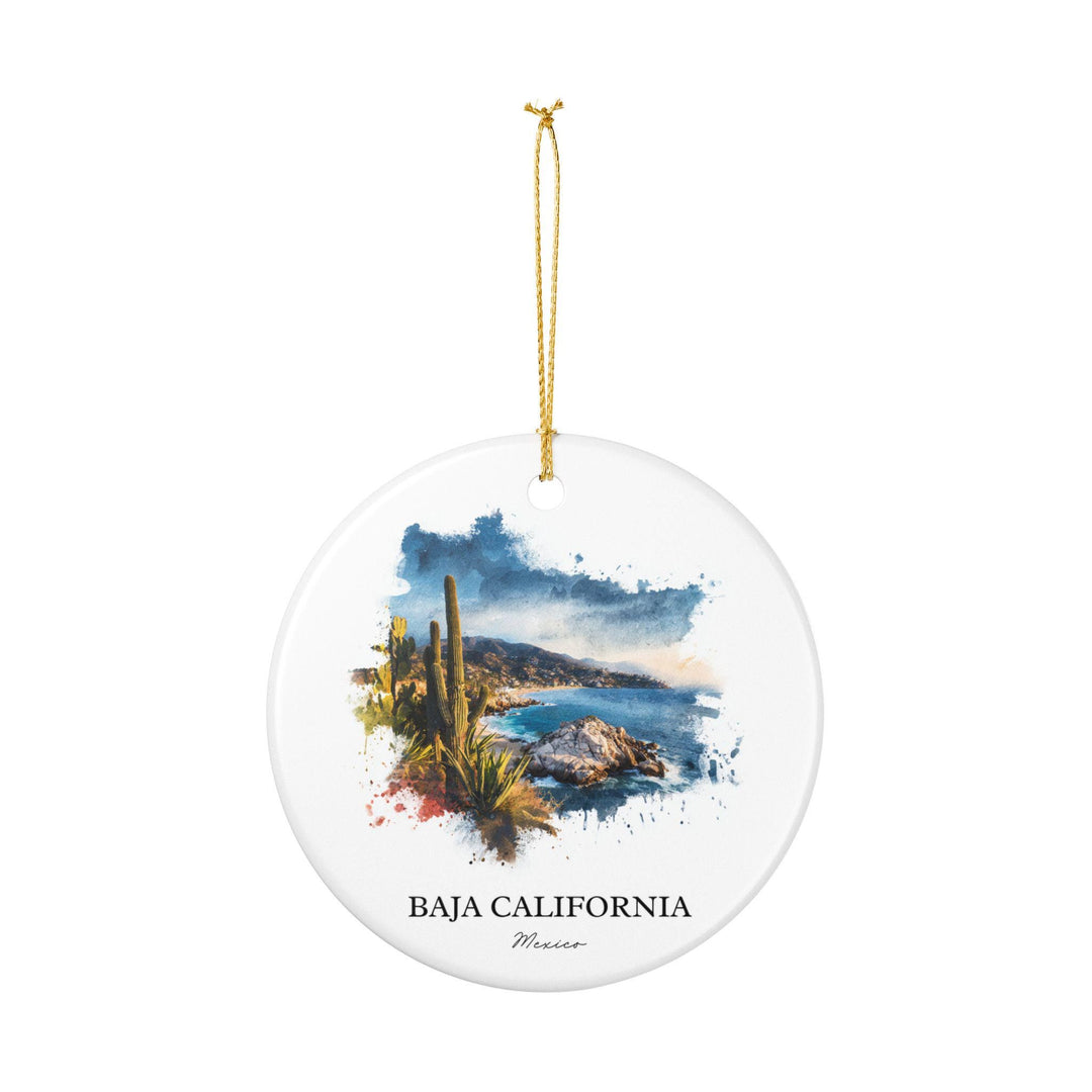 Baja California Ornament: Unique Baja California Souvenir, Mexico Xmas Decor, and Authentic Cabo San Lucas Gift